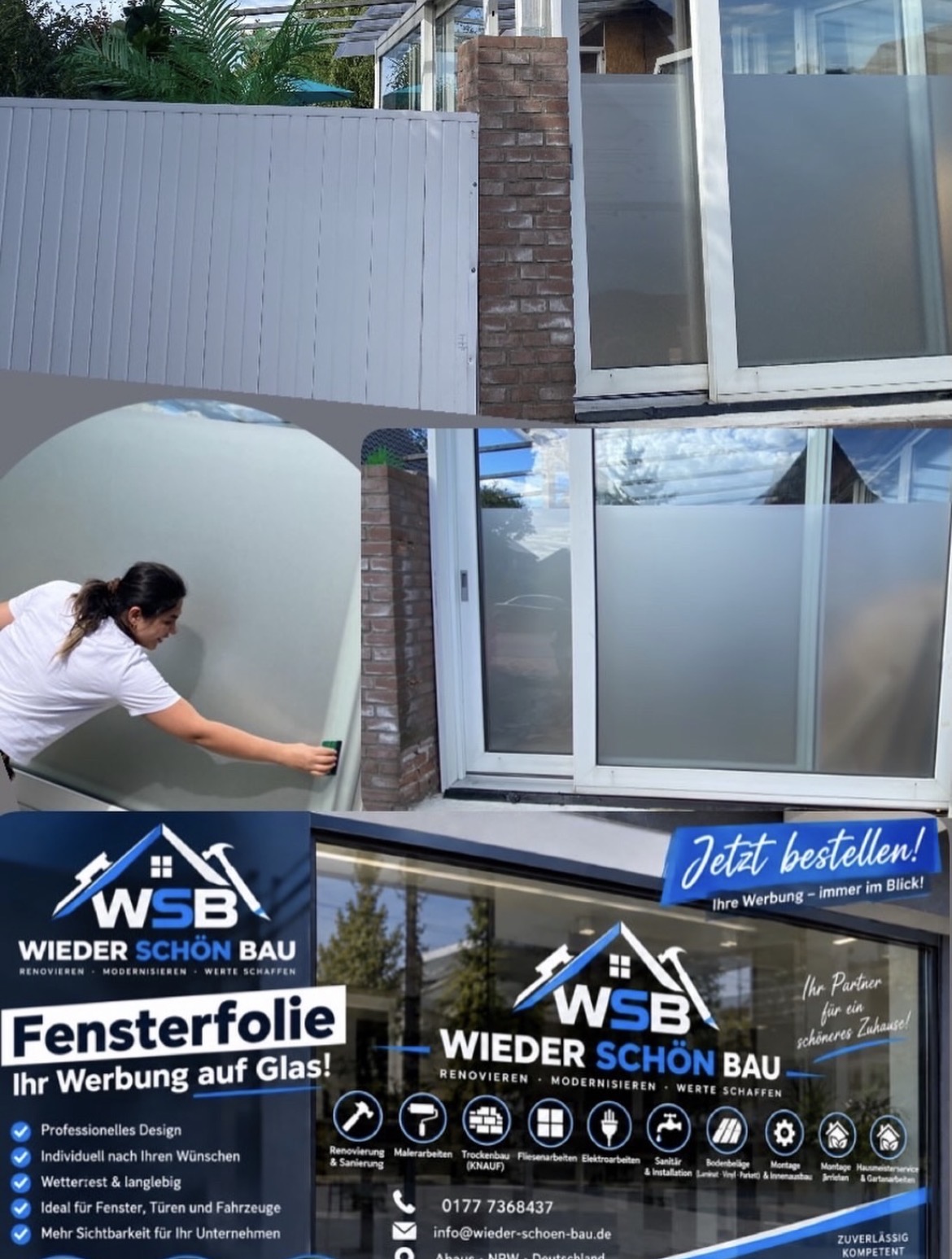 Bisherige Arbeit von Wieder schön Bau
